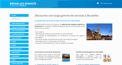 Desktop Screenshot of bruxelles-services.be
