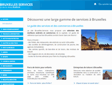 Tablet Screenshot of bruxelles-services.be